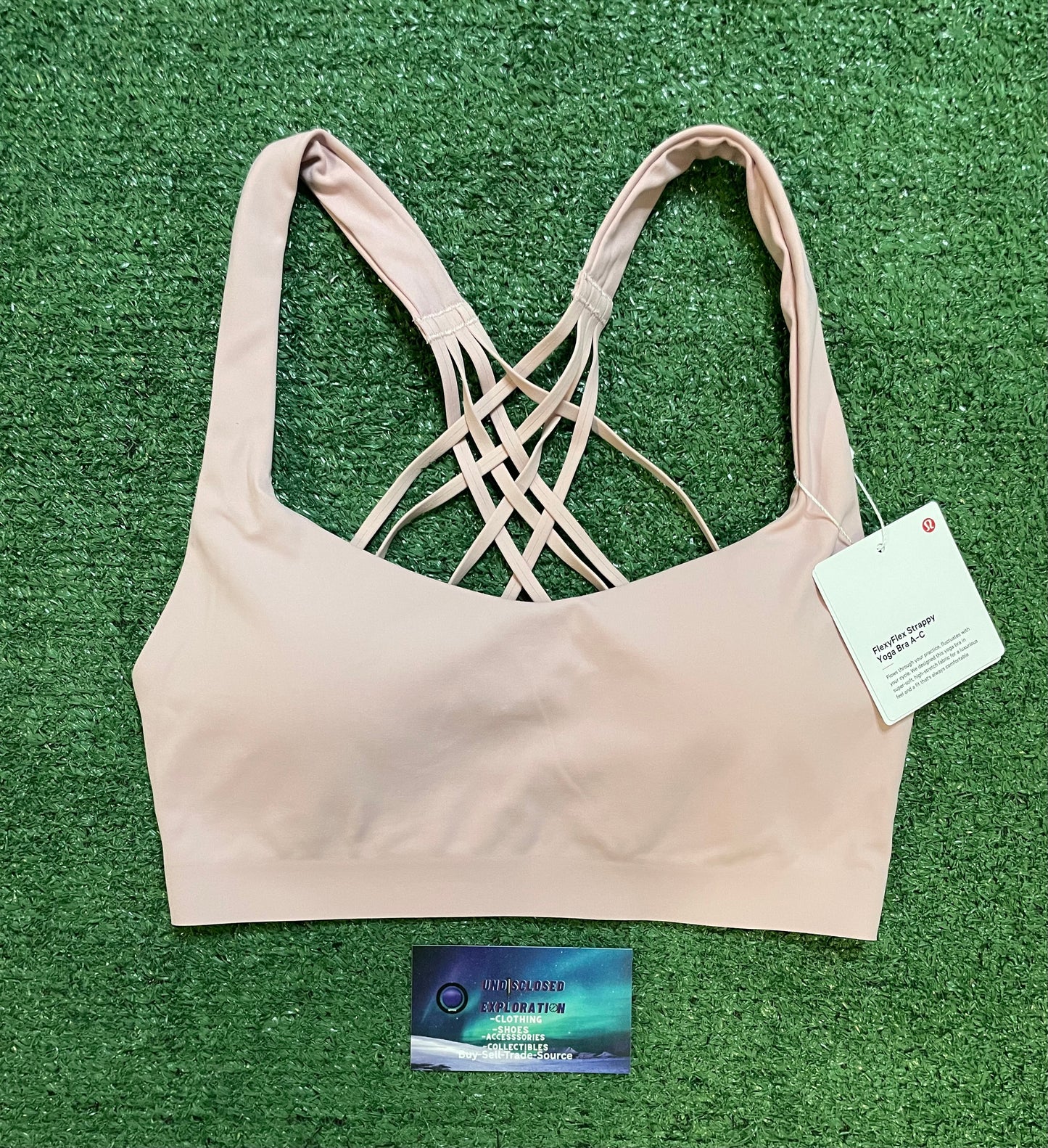 lululemon FlexyFlex pink yoga bra