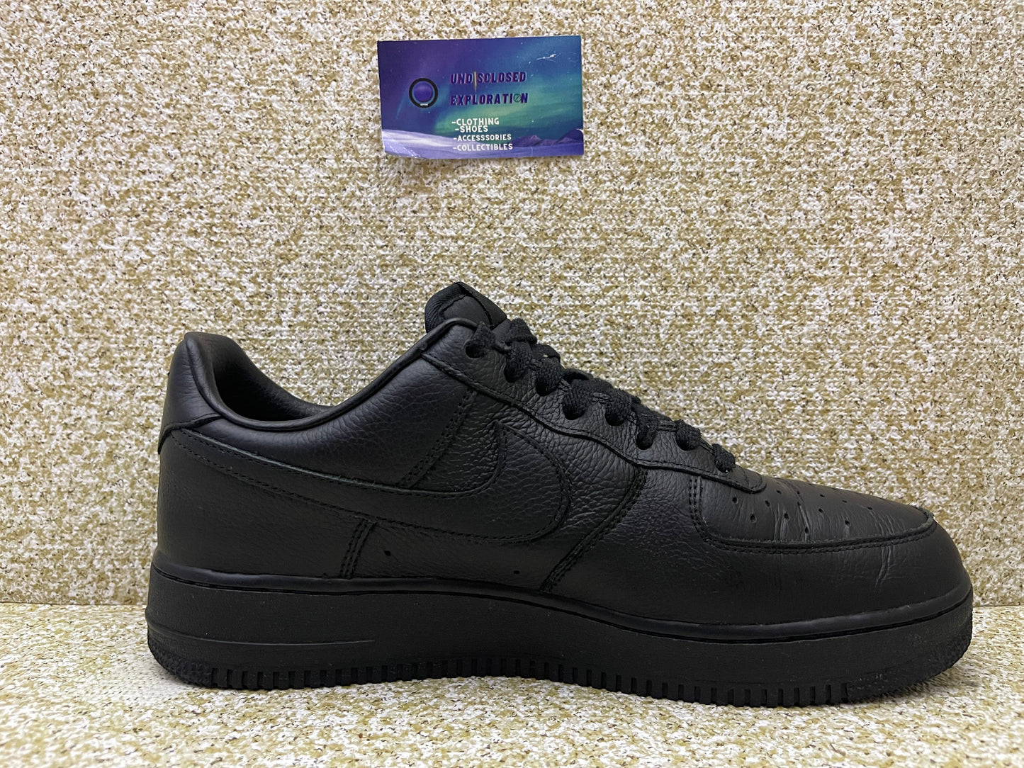 Nike CPFM Air Force 1 Black 10.5 Men/12 Women “Preowned”