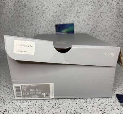 Nike Air Force 1 Black White 13 Men/14.5 Women “Preowned”