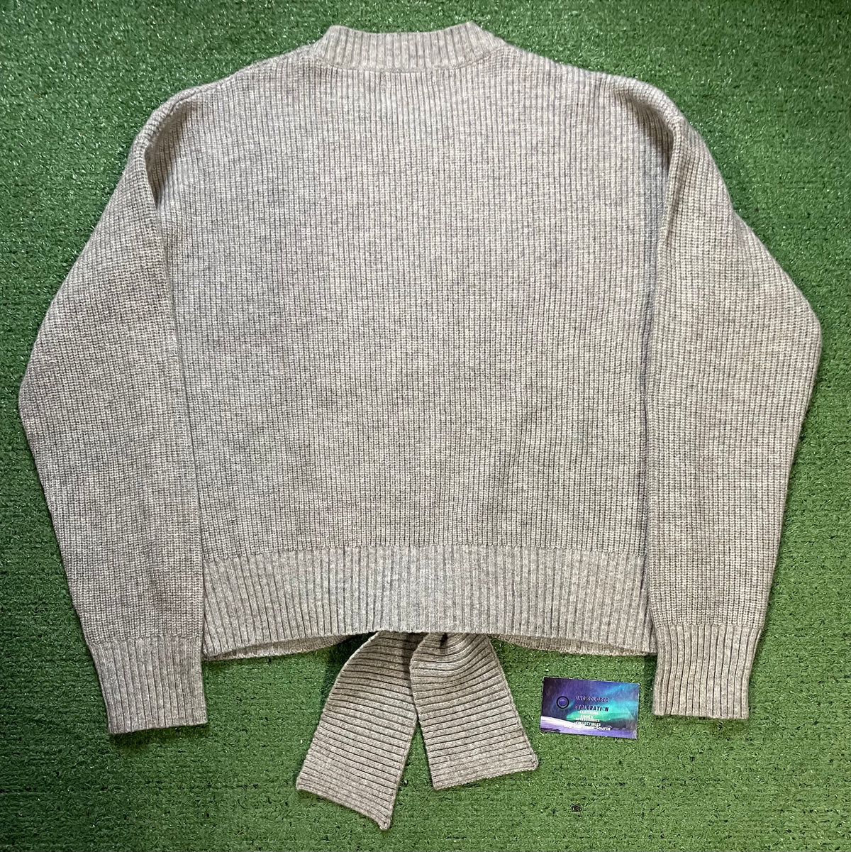 Grey fashion sweater