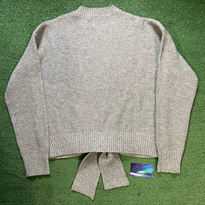 Grey fashion sweater