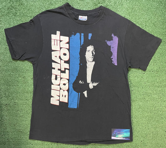 Vintage 1980s Michael Bolton The hunger tour collection tee