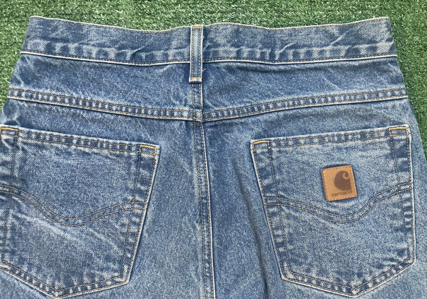 Carhartt straight leg blue jeans
