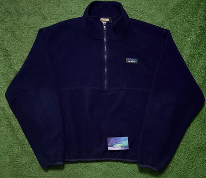Vintage LL Bean Quarter Zip Fleece