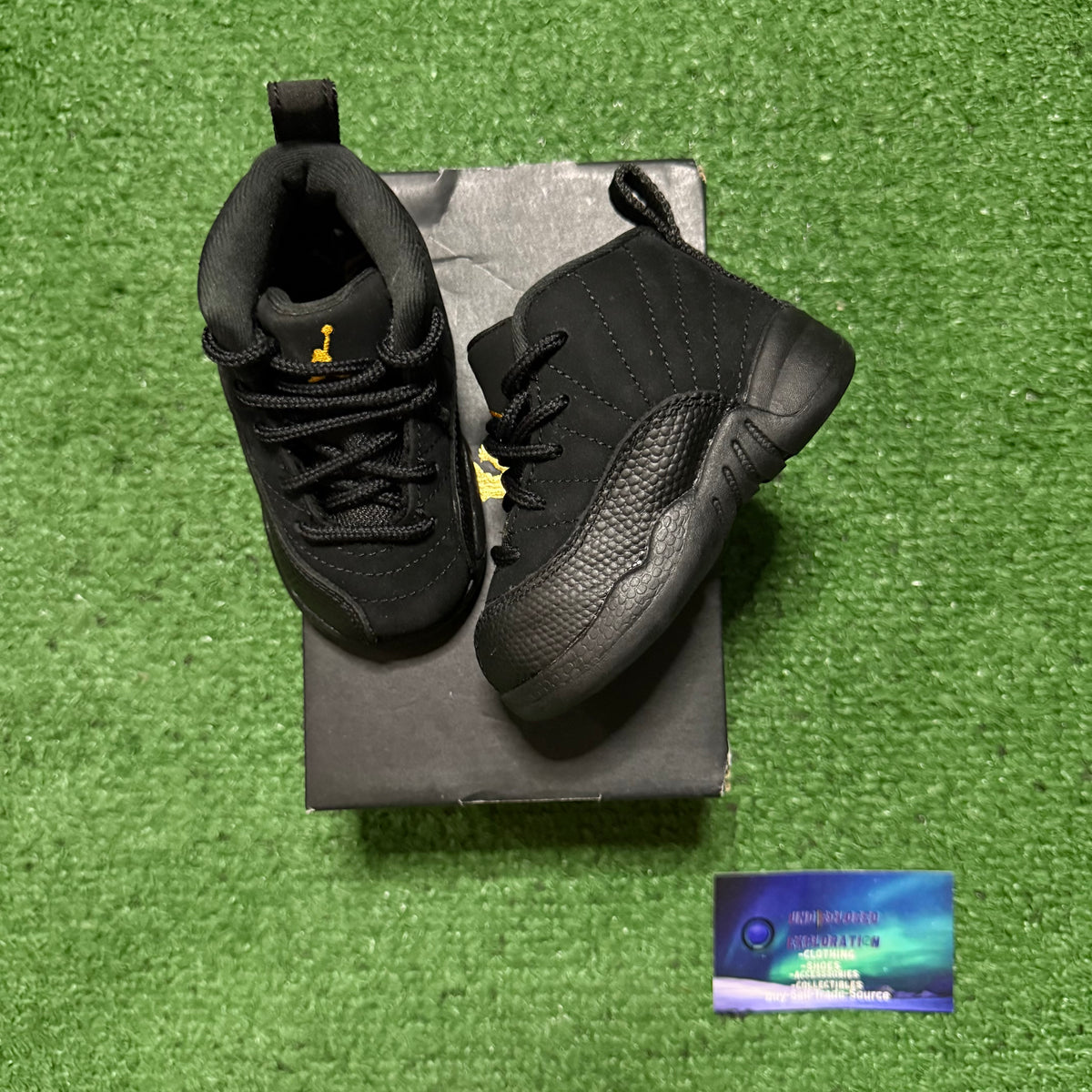 Jordan 12 Black Taxi Toddler 4 C “Preowned”