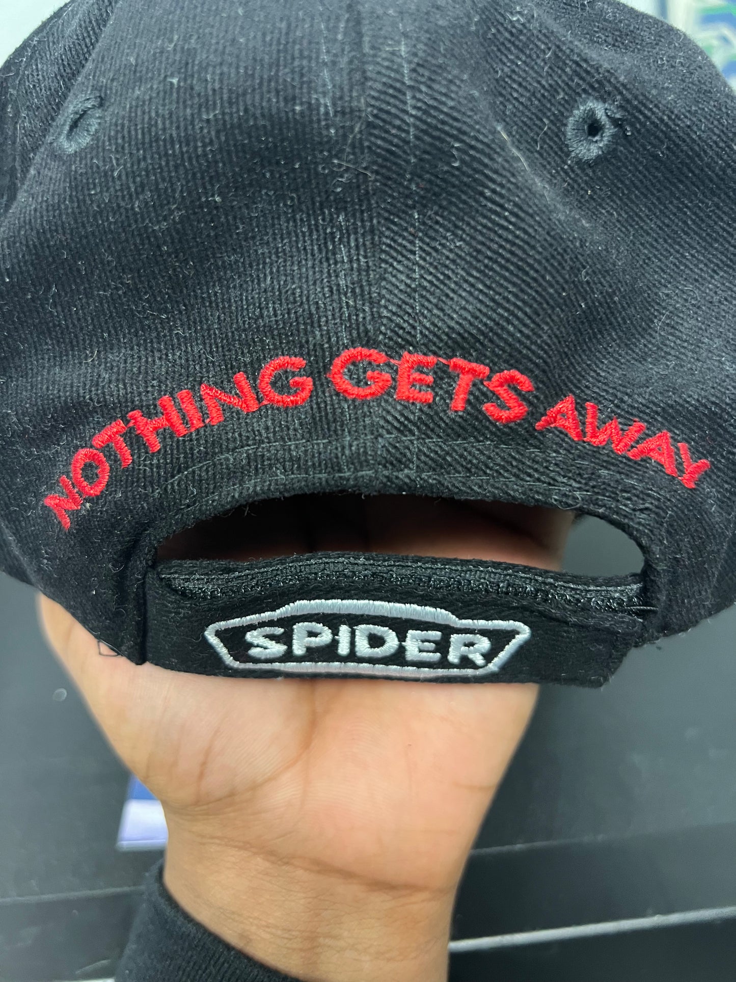Vintage 1990s Spider embroidered hat