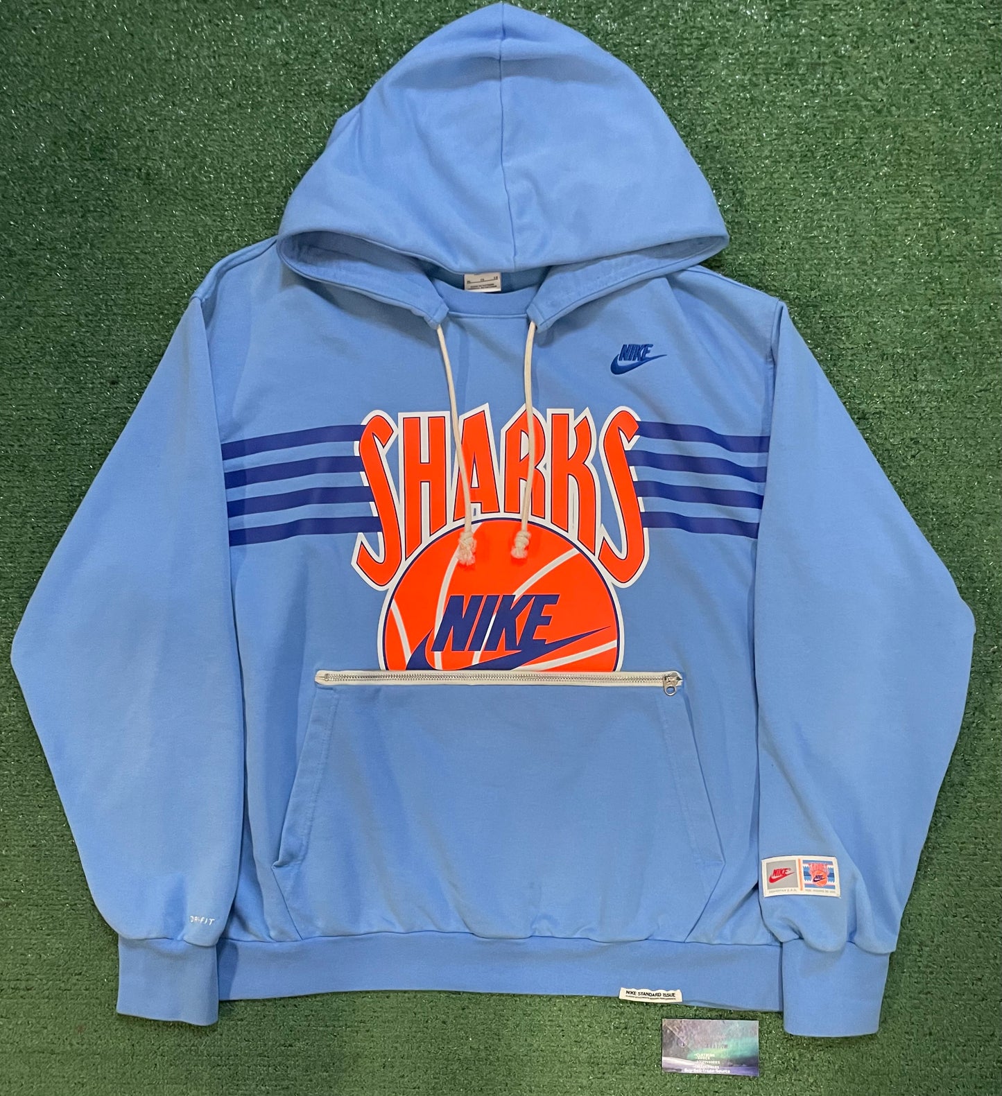 Nike sharks basketball hoodie