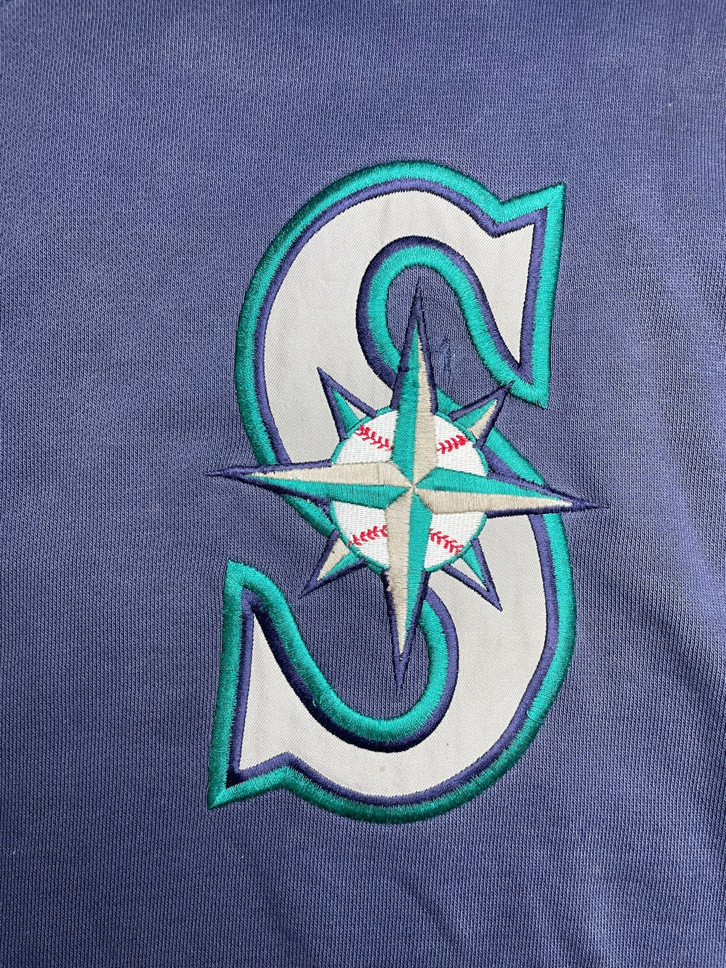 Vintage 2000s Seattle mariners embroidered hoodie
