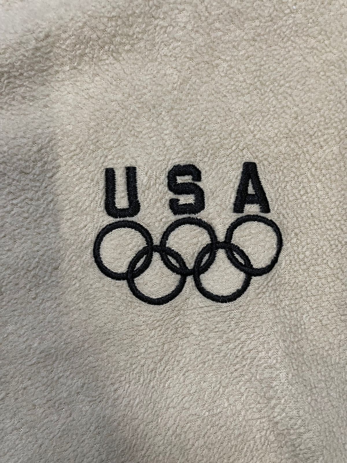 USA beige & black fleece