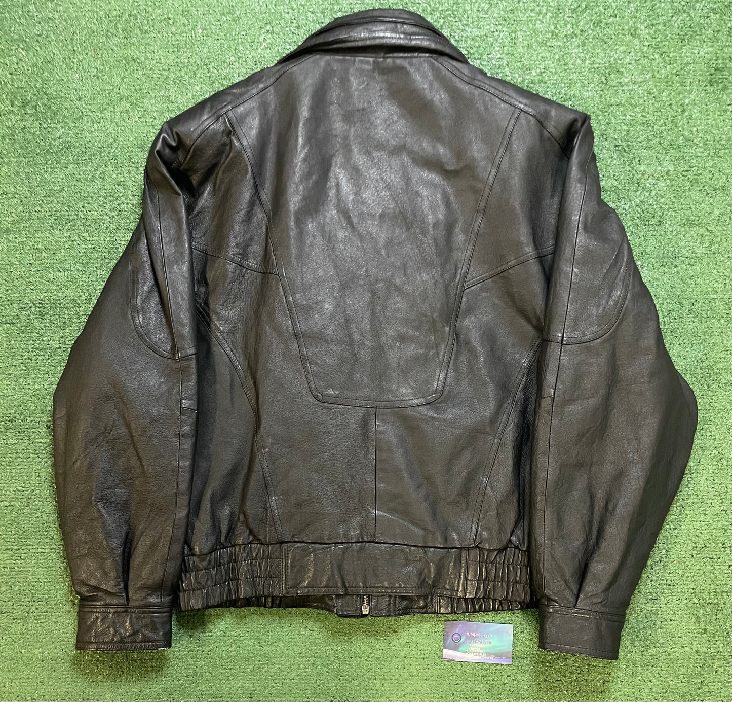 Vintage Wilson black leather jacket