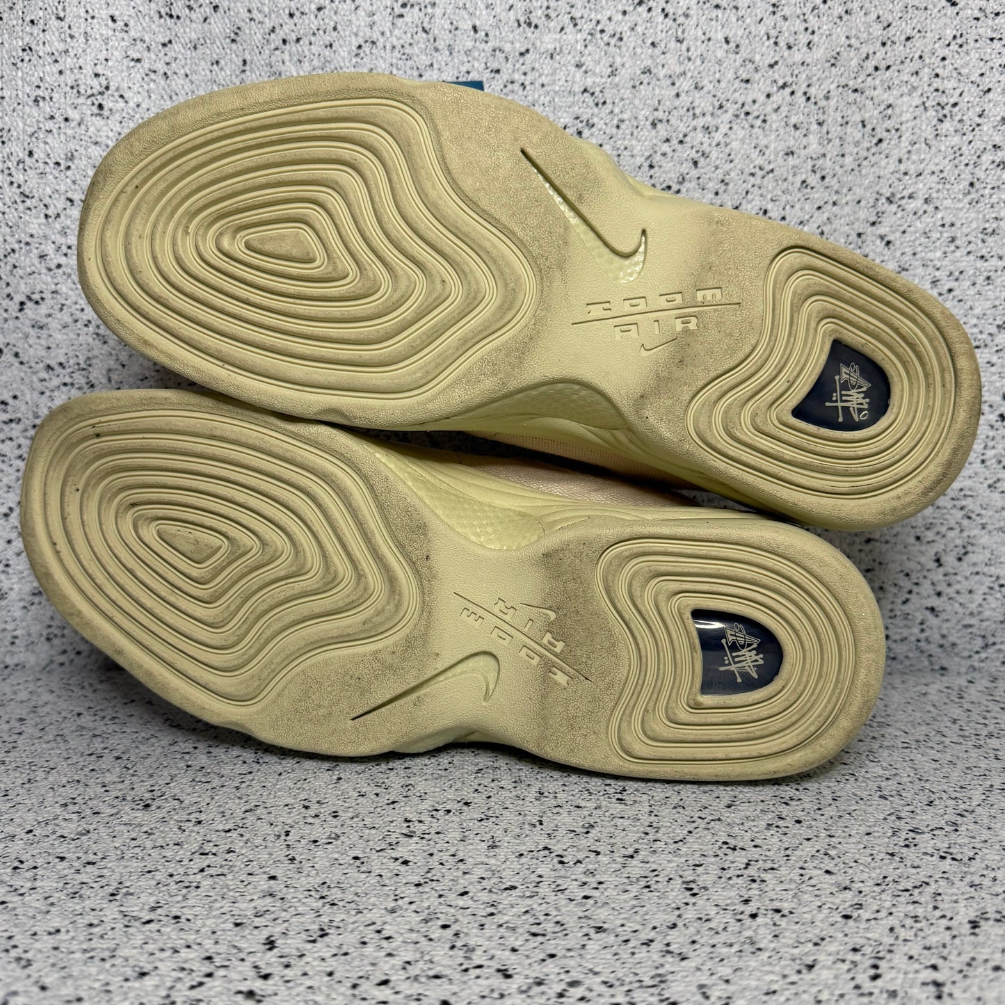 Nike Stussy Air Penny 2 Fossil 11 Men/12.5 Women “Preowned”