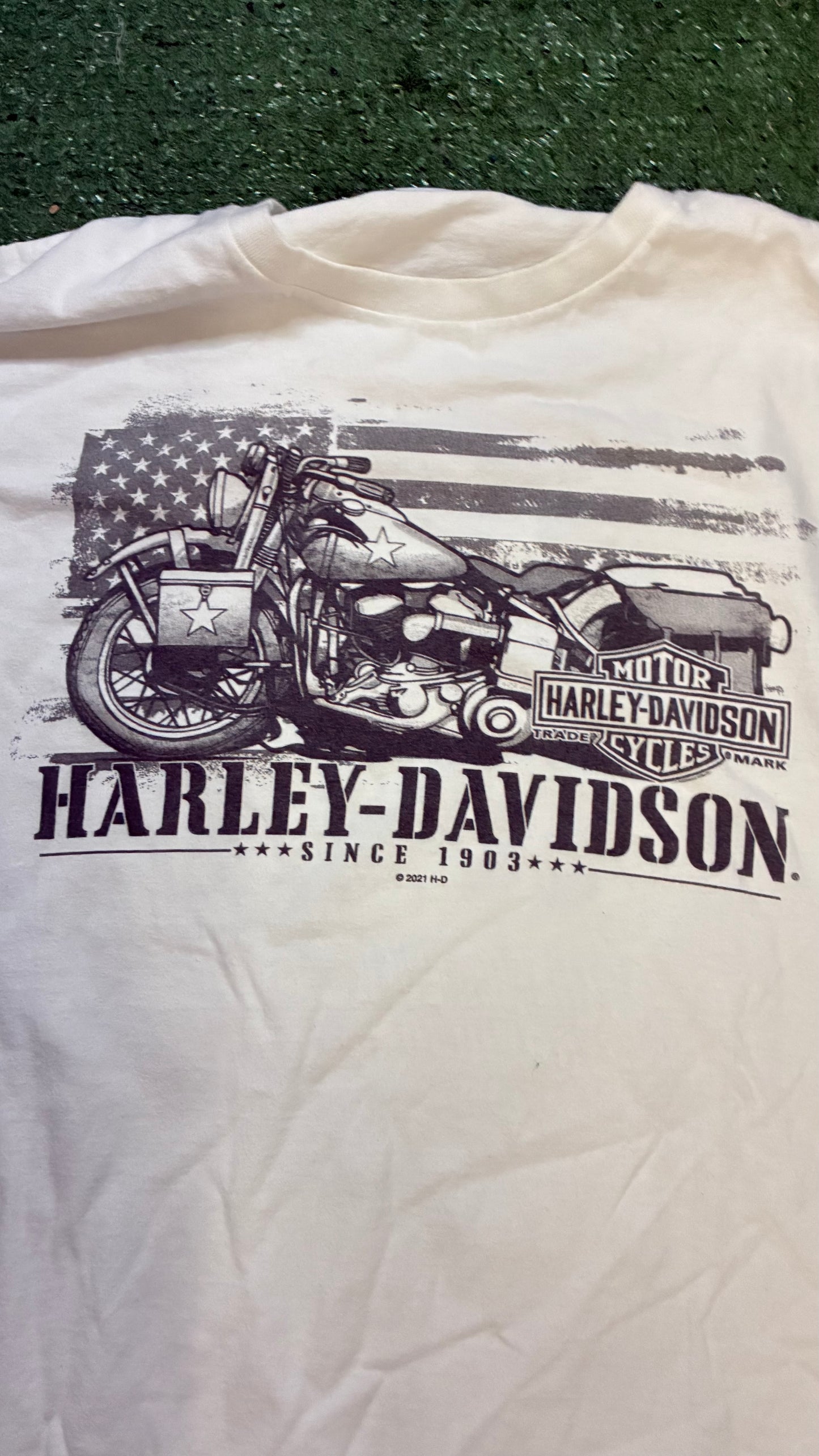Harley skull Michigan tee