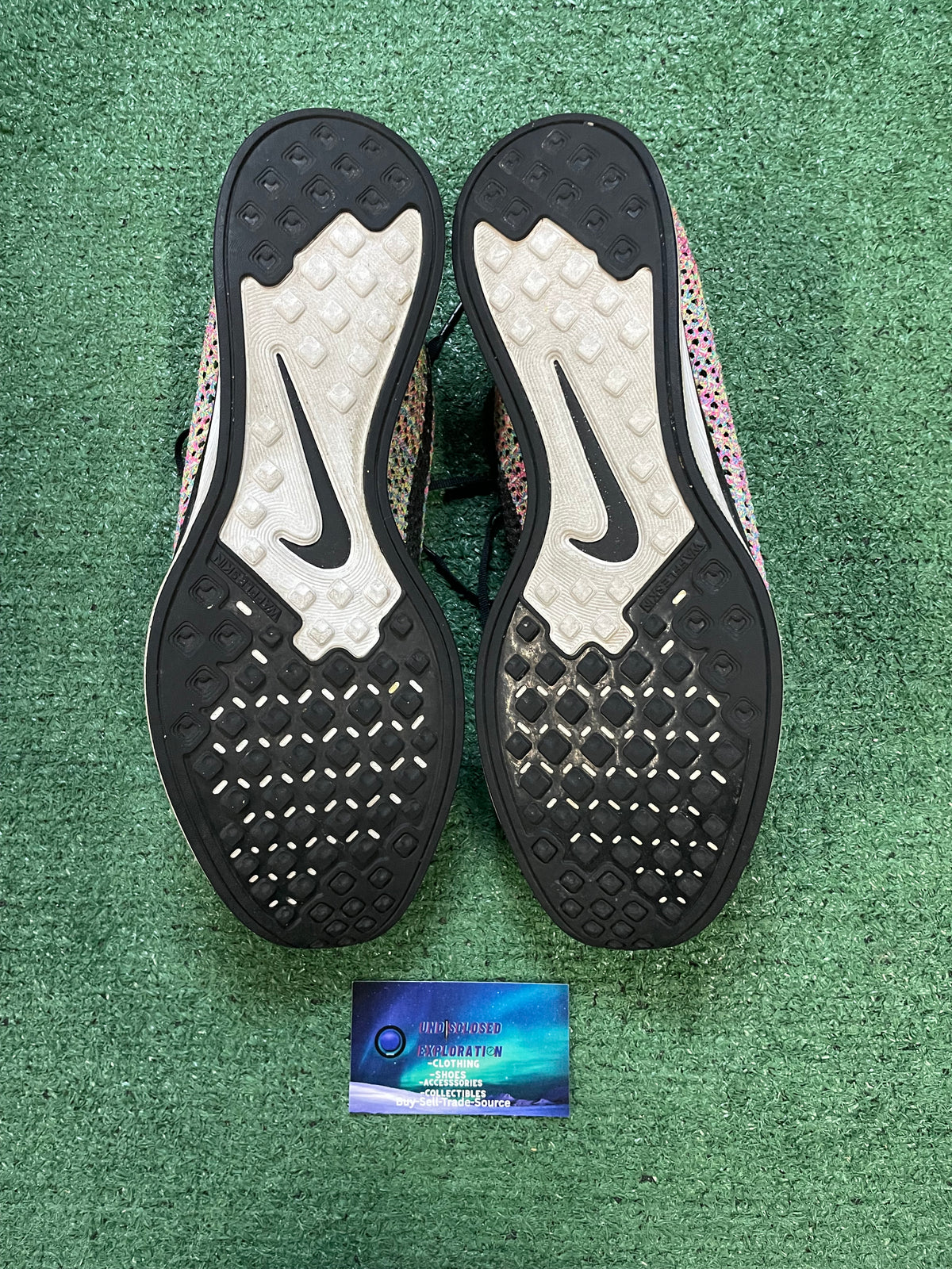 Nike Flyknit Racer multicolor size 13men/14.5women