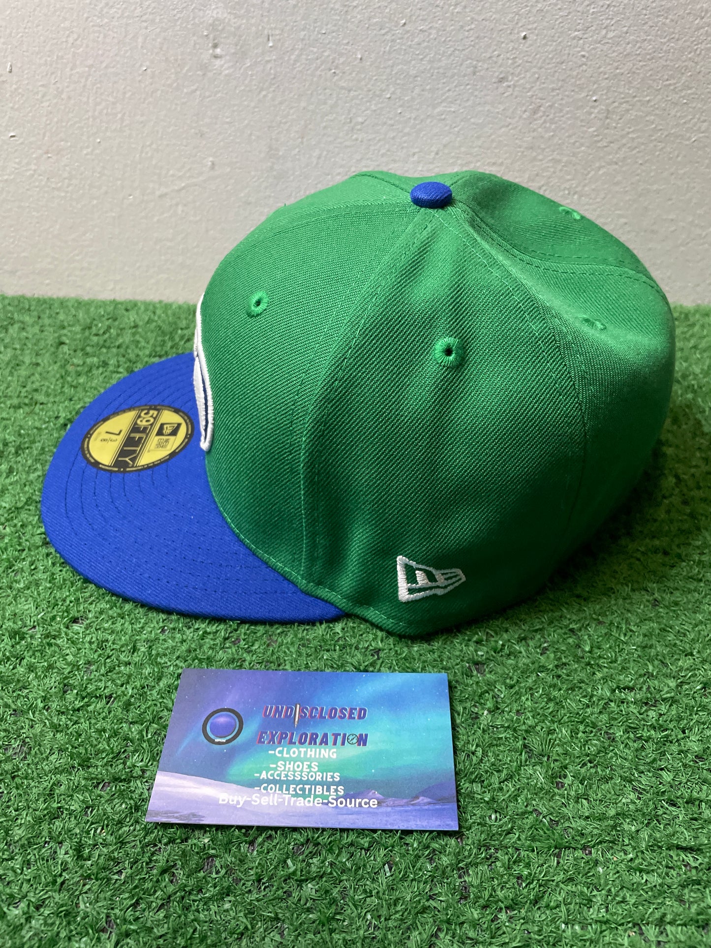 Seattle Seahawks 30th season patch Fitted Hat