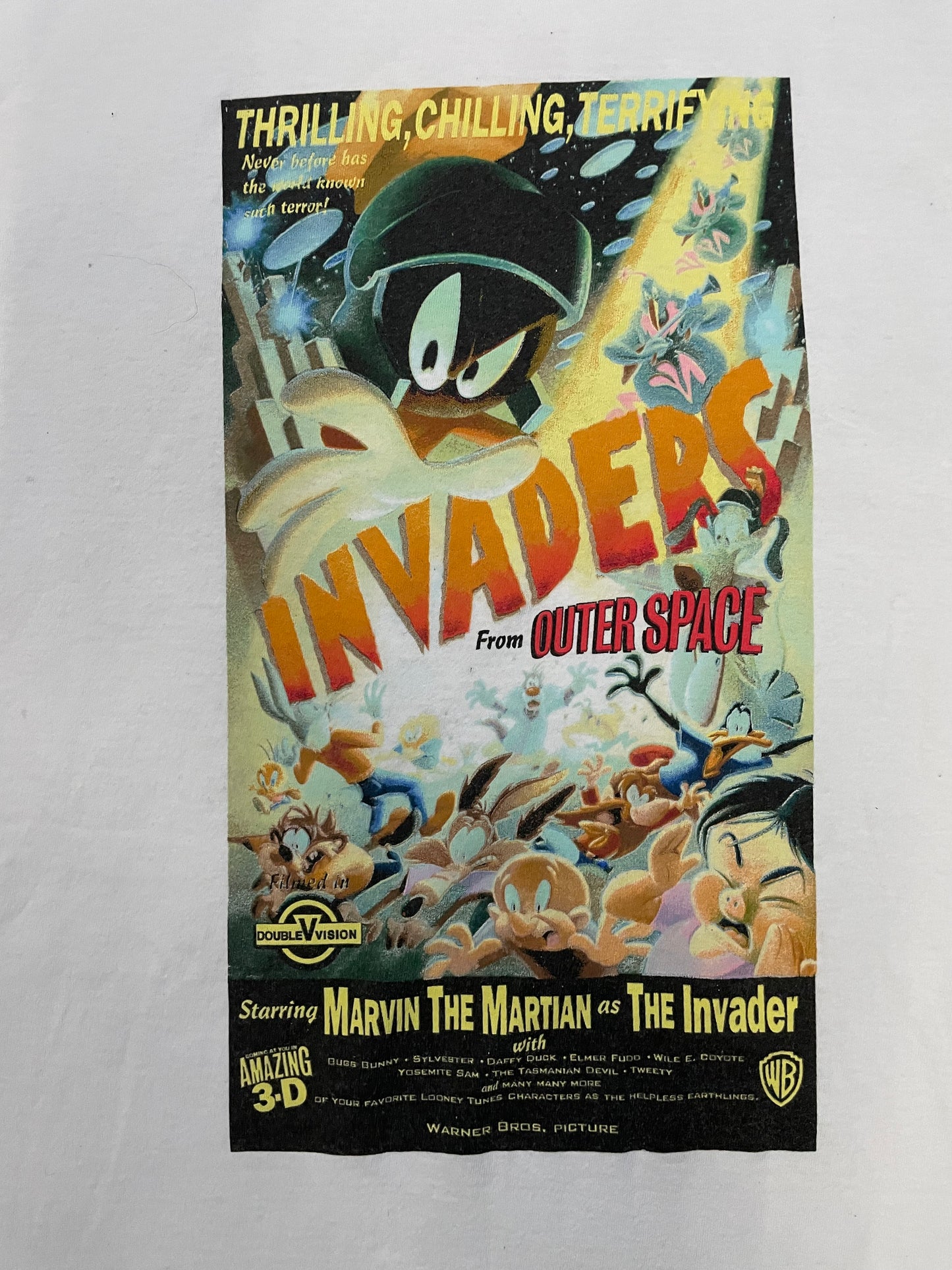 Vintage 1990s invaders from outer space Marvin The Martian tee