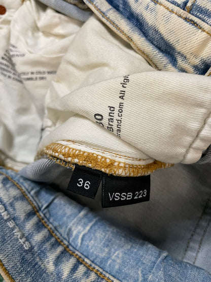 Purple Brand P005 Light Indigo Acid Bleach jeans