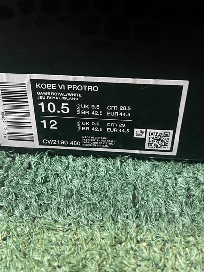 Nike Kobe 6 IV Dodgers size 10.5men/12women