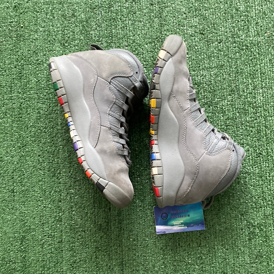 Jordan retro 10 Cool Grey 2018 size 9men/10.5women