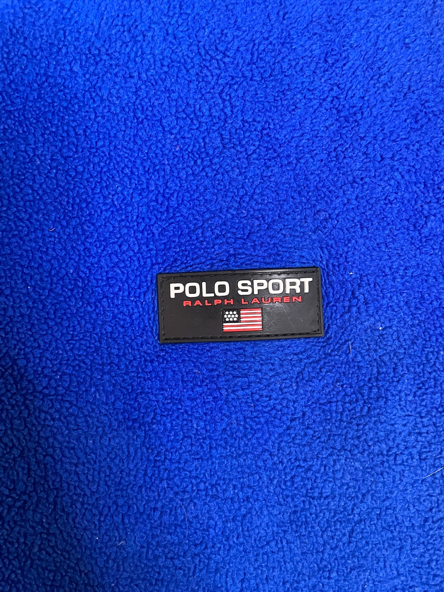Vintage 1990s polo sport Ralph Lauren fleece blue