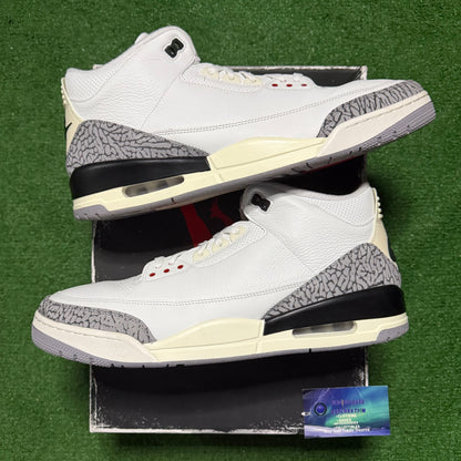 Jordan 3 White Cement 16 Men “Preowned”