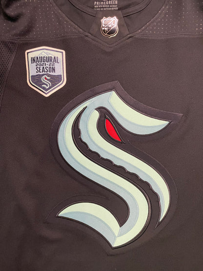 Seattle Kraken inaugural season patch hockey jersey
