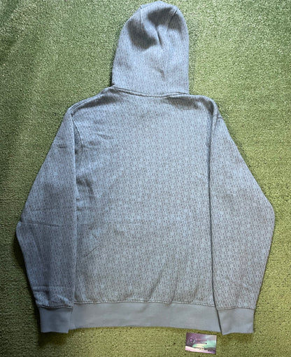 Nike Sportswear Club Fleece blue monogram hoodie