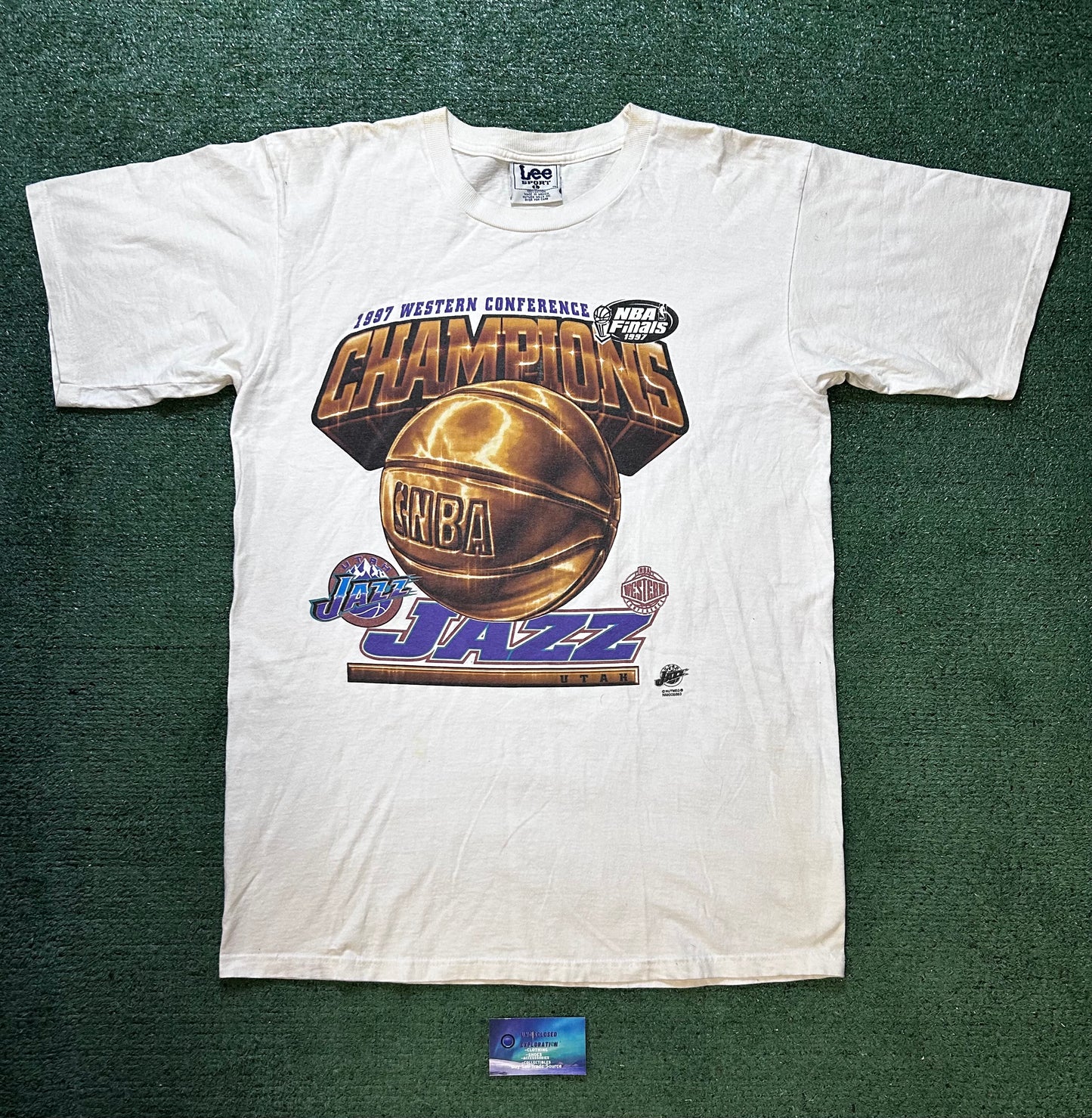 Vintage 1990s western conference Utah jazz tee