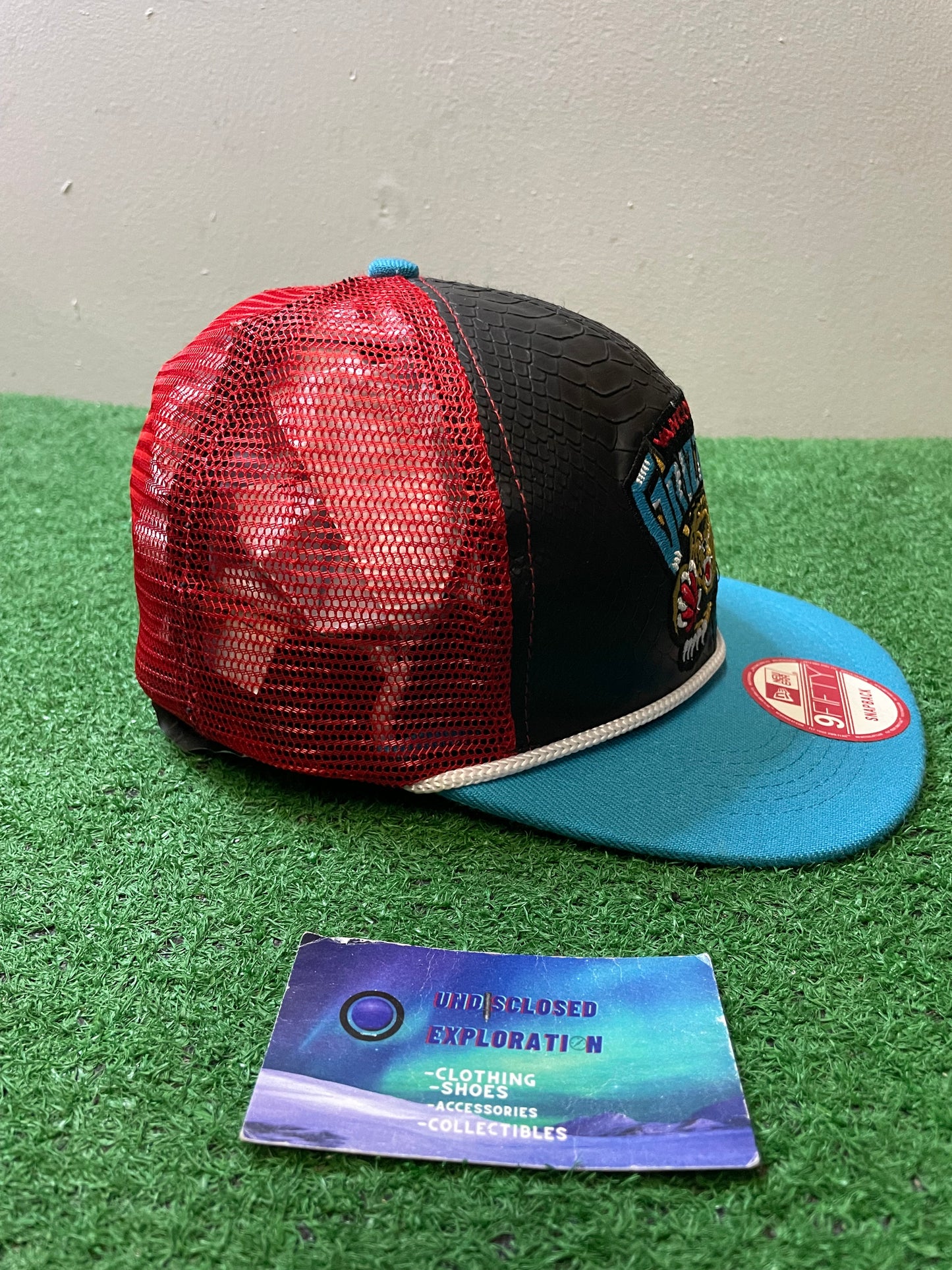 Vancouver Grizzlies blue red black hat
