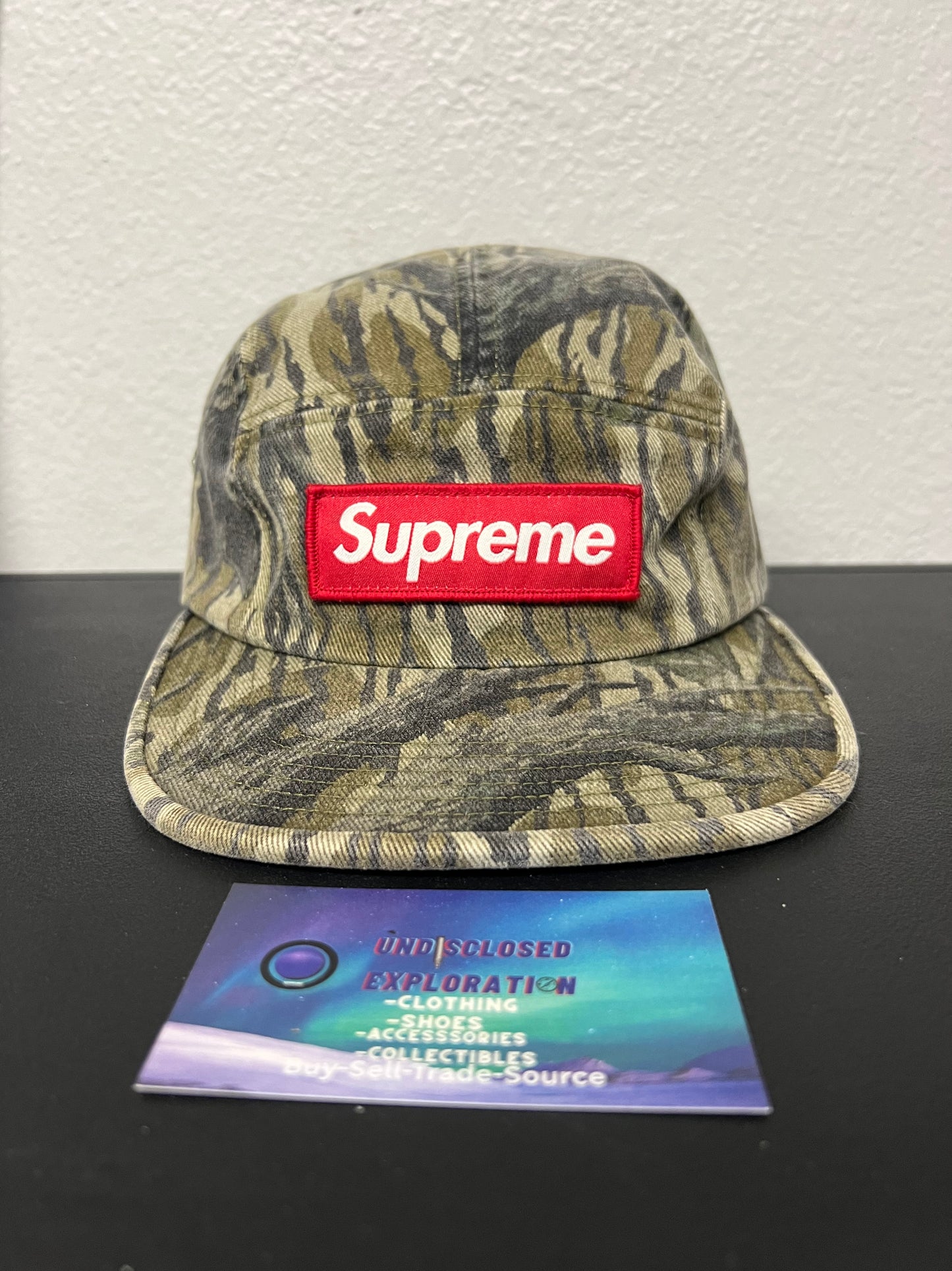 Supreme mossy oak camo hat