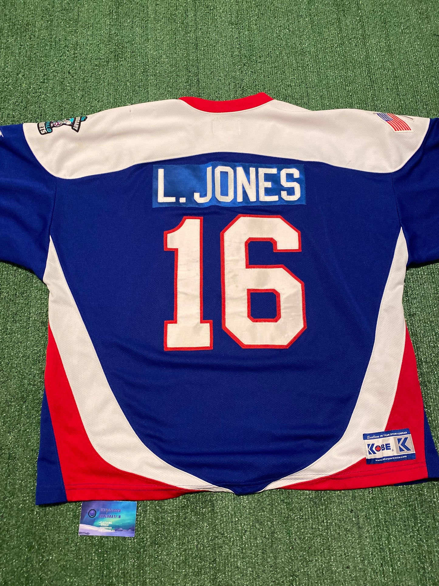 Vintage Buffalo Stars L. Jones Hockey Jersey