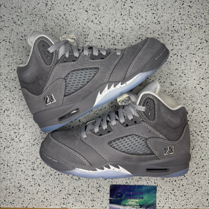 Jordan 5 Wolf Grey 4.5 Youth “Preowned”