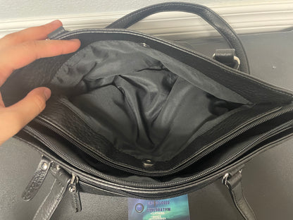 Giani Bernini black leather bag