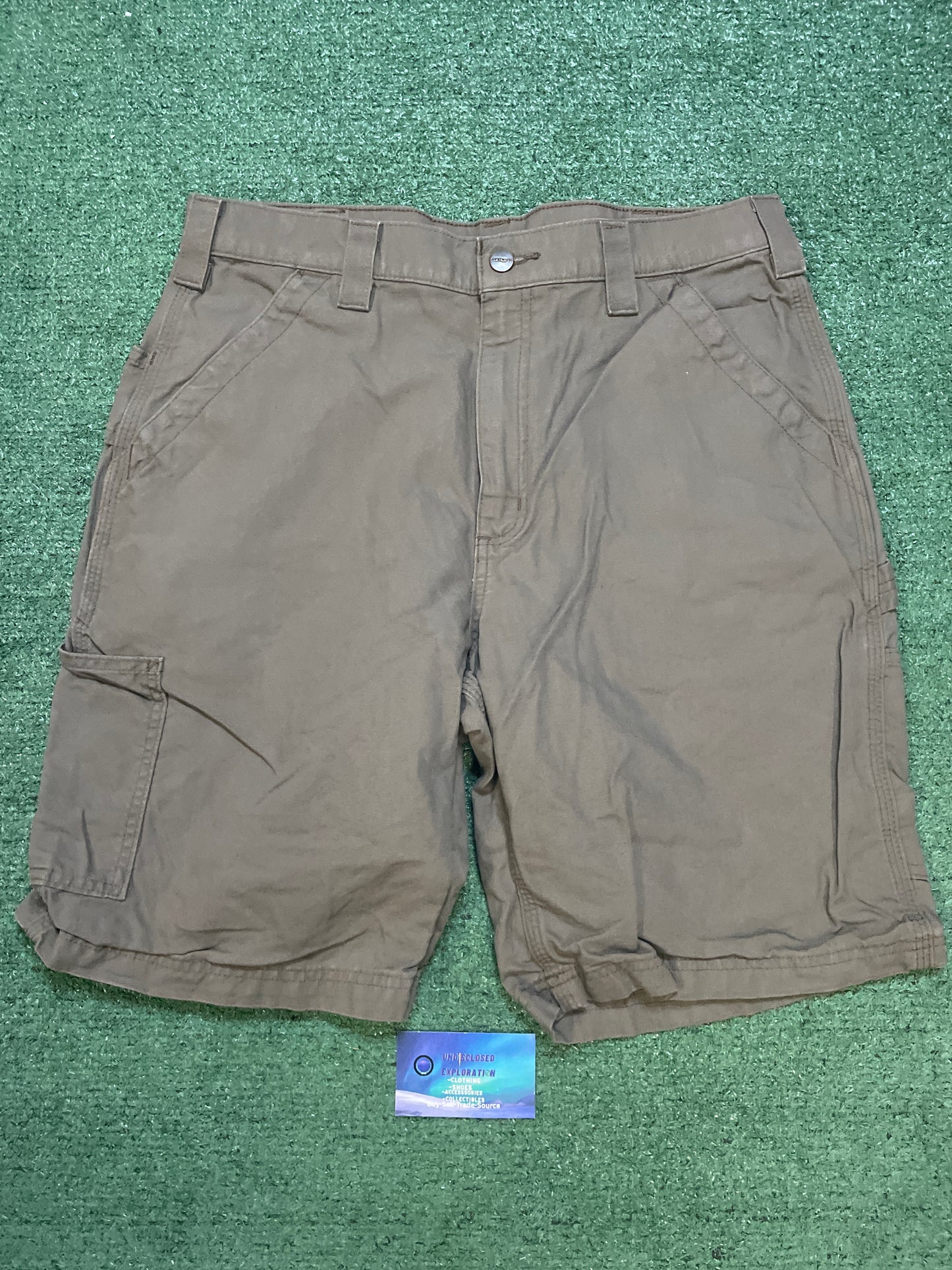 Carhartt carpenter olive shorts