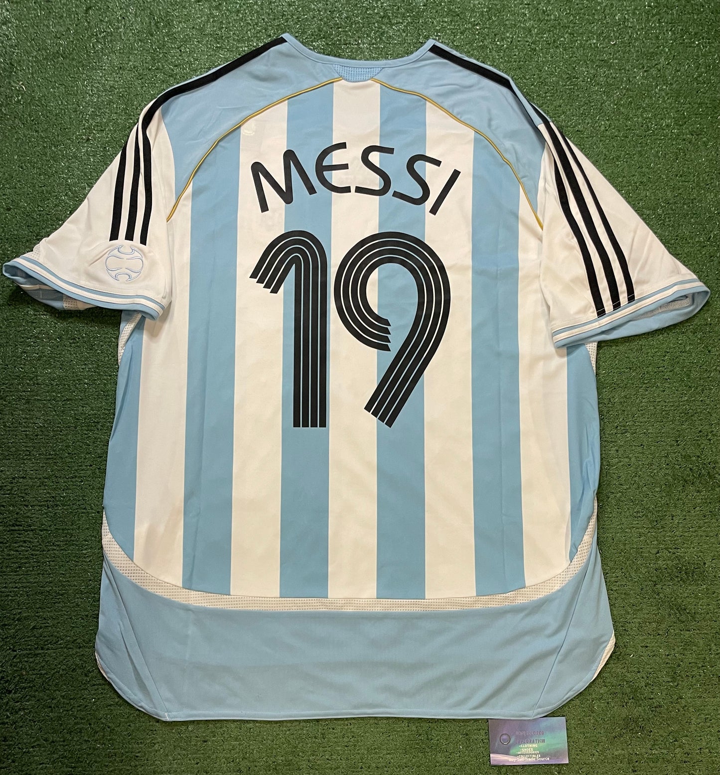 adidas Argentina Home Jersey 2006 Messi throwback edition