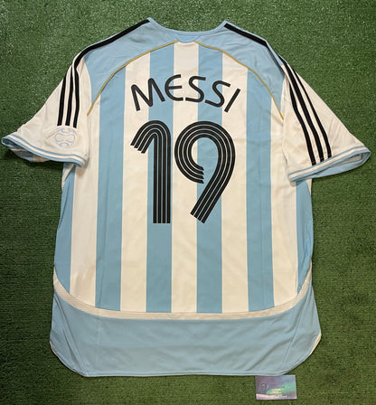 adidas Argentina Home Jersey 2006 Messi throwback edition