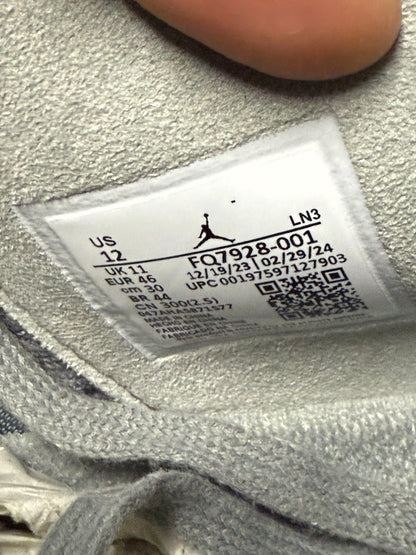 Jordan 4 Wet Cement 12 Men/13.5 Women “Preowned”