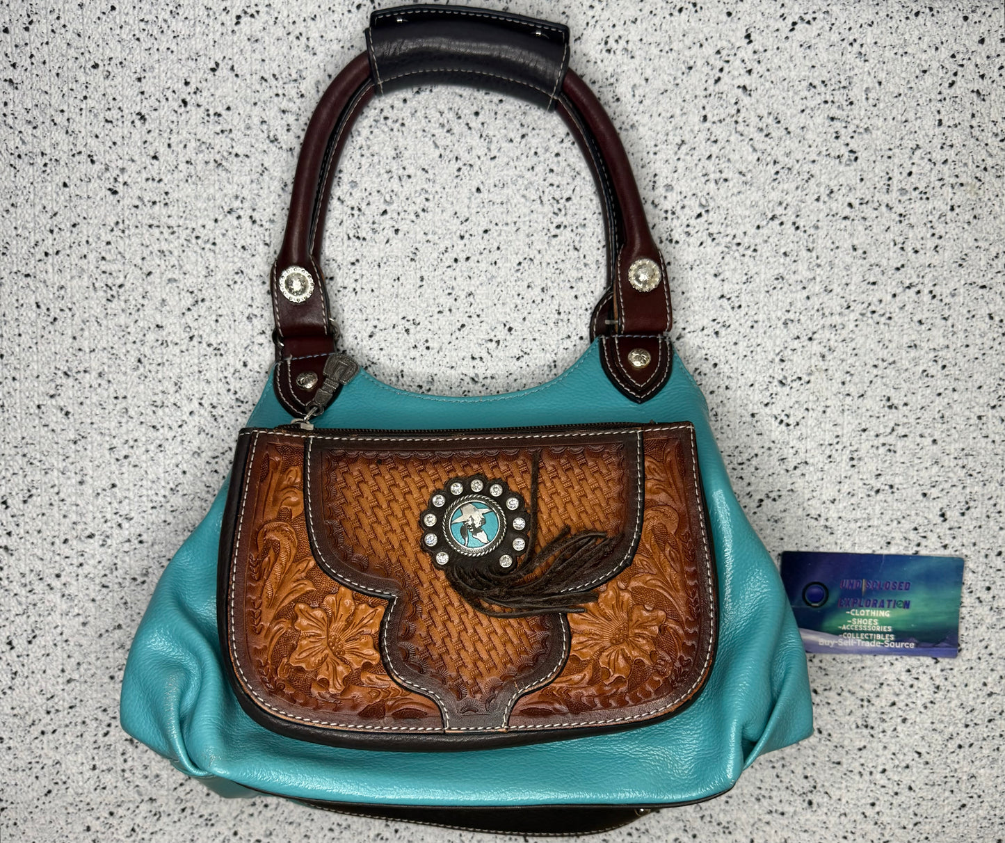 Vintage Montana Silversmith Western Handbag