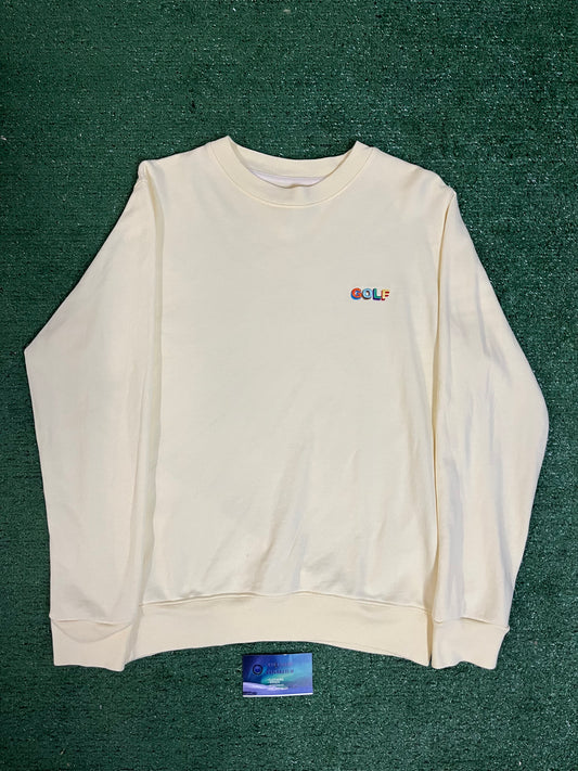 Golf wang Tyler the creator pale yellow crewneck