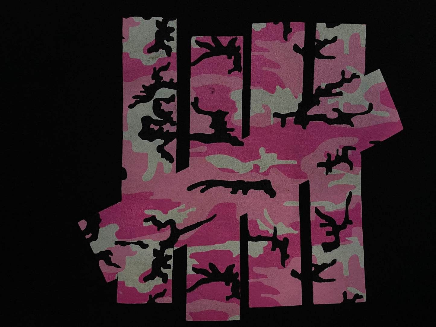 Anti Social Social Club X undeafeated pink camo hoodie