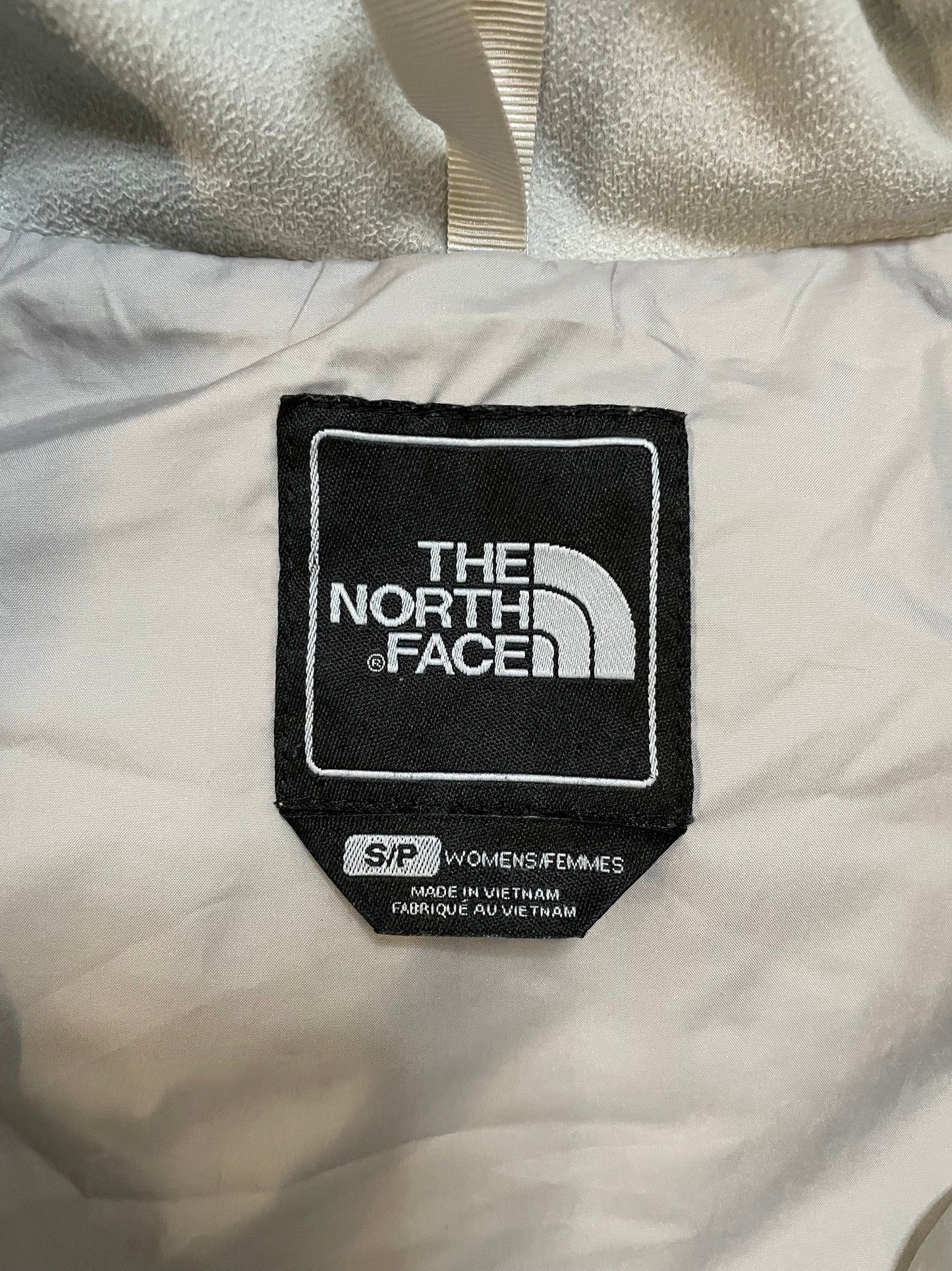 North face 550 white vest