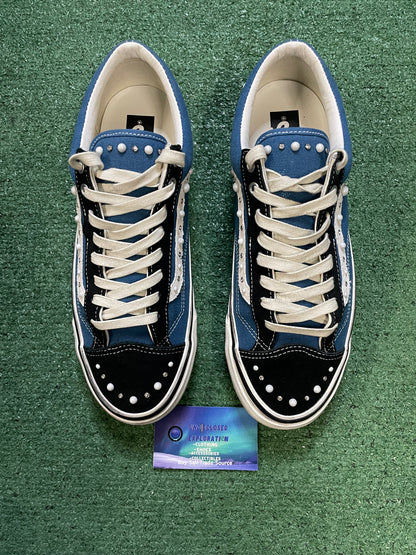Vans old skool pearlized black & navy size 11.5men/13women