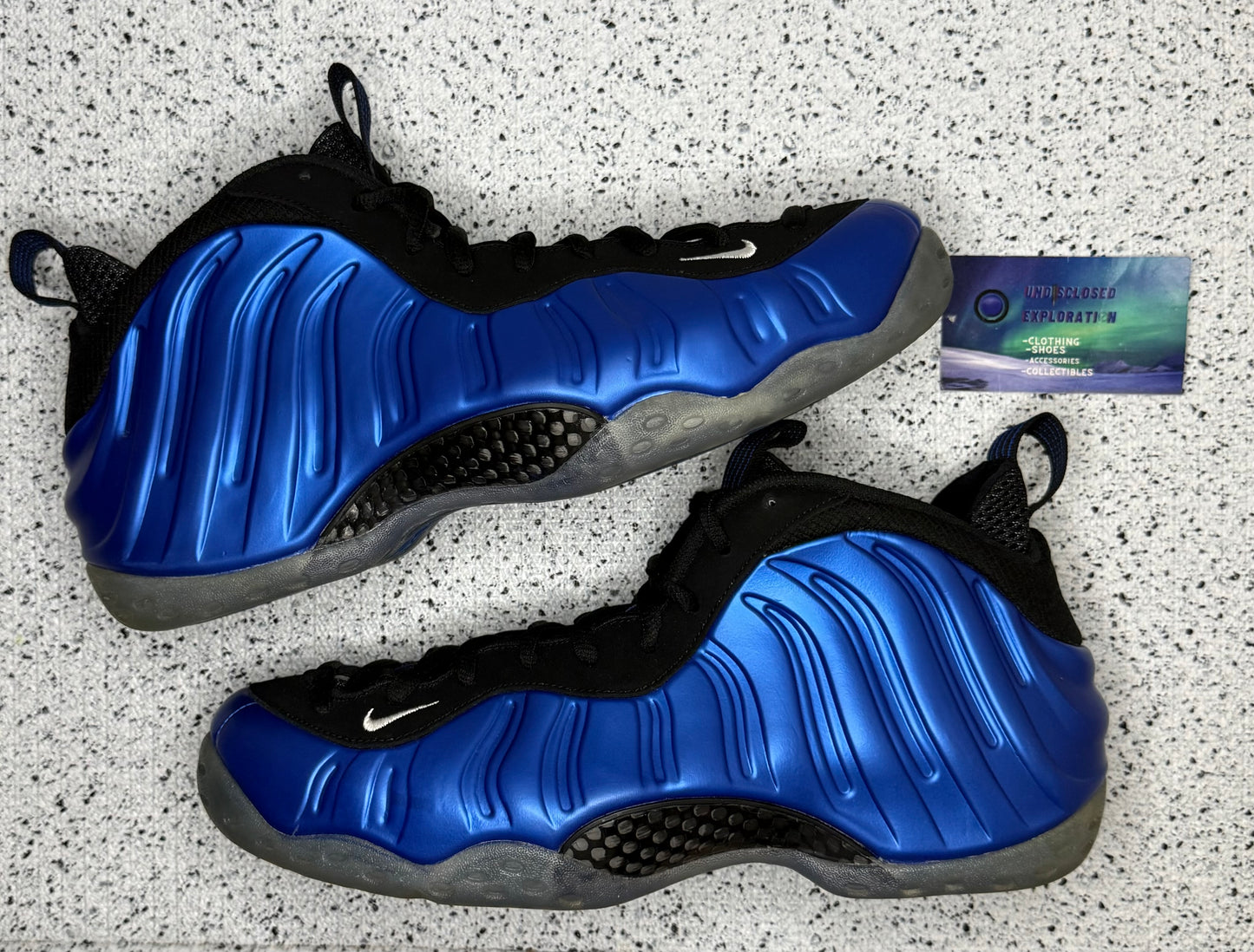 Nike Foamposite 20th Anniversary Royal 2017 11 Men/12.5 Women “Preowned”