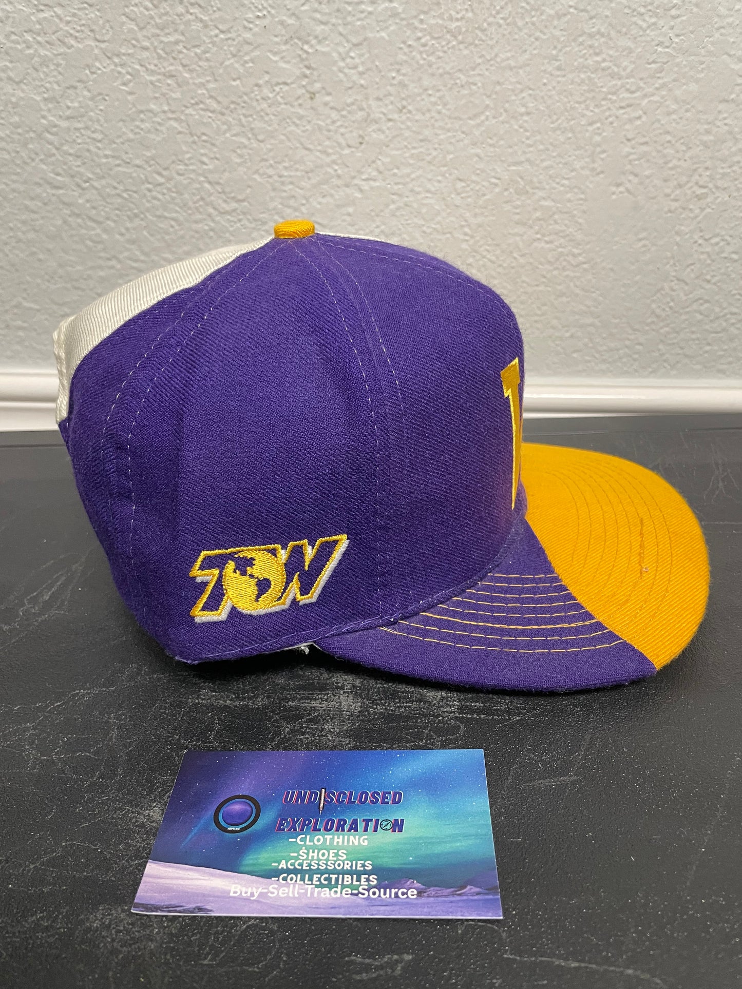 Vintage 1990s UW Washington Huskies Top Of The World Wave  Hat
