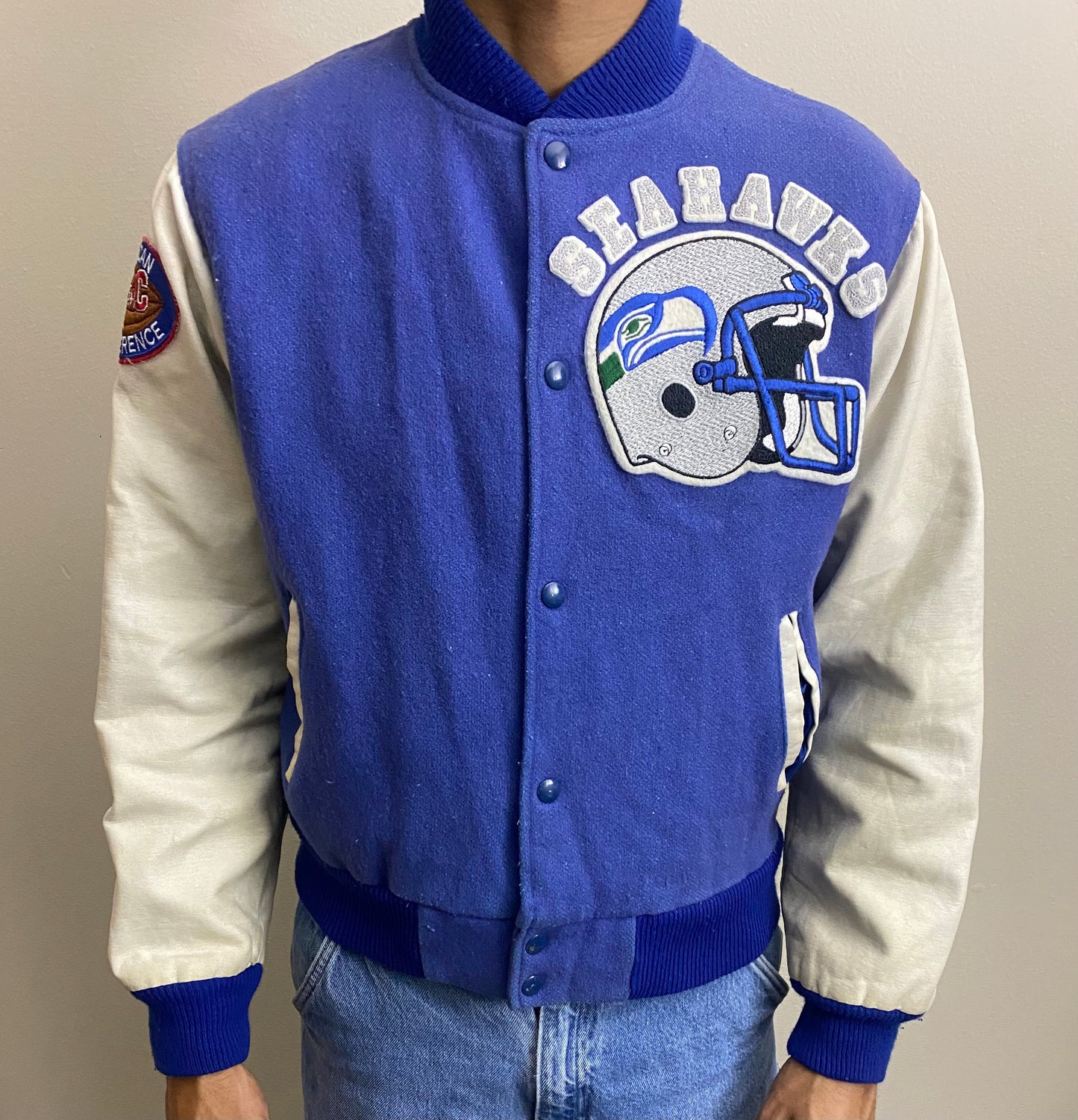 Vintage Seattle Seahawks Chalkline Jacket