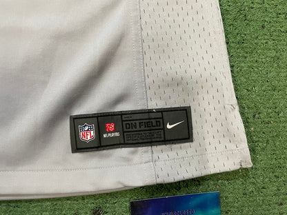 Nike Seattle Seahawks Russell Wilson #3  grey jersey