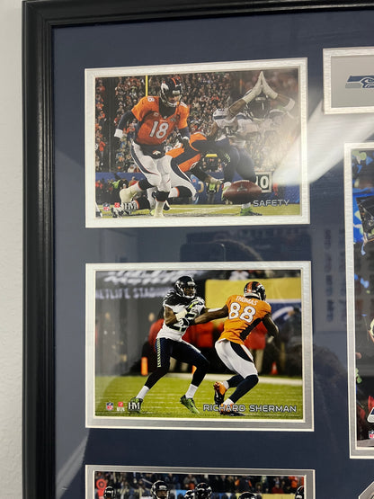 Seattle Seahawks Super Bowl XLVIII 48 2014 limited edition 93 of 500 plaque
