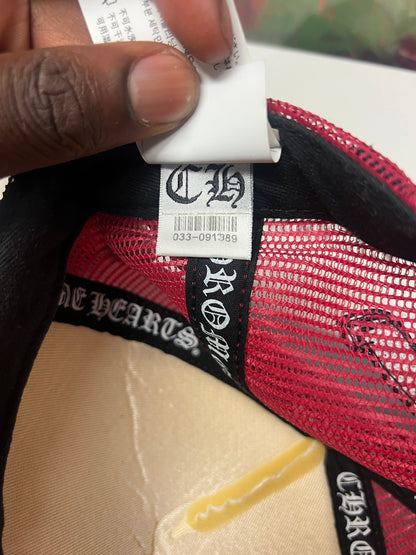 Chrome Hearts King Taco white and red Hat