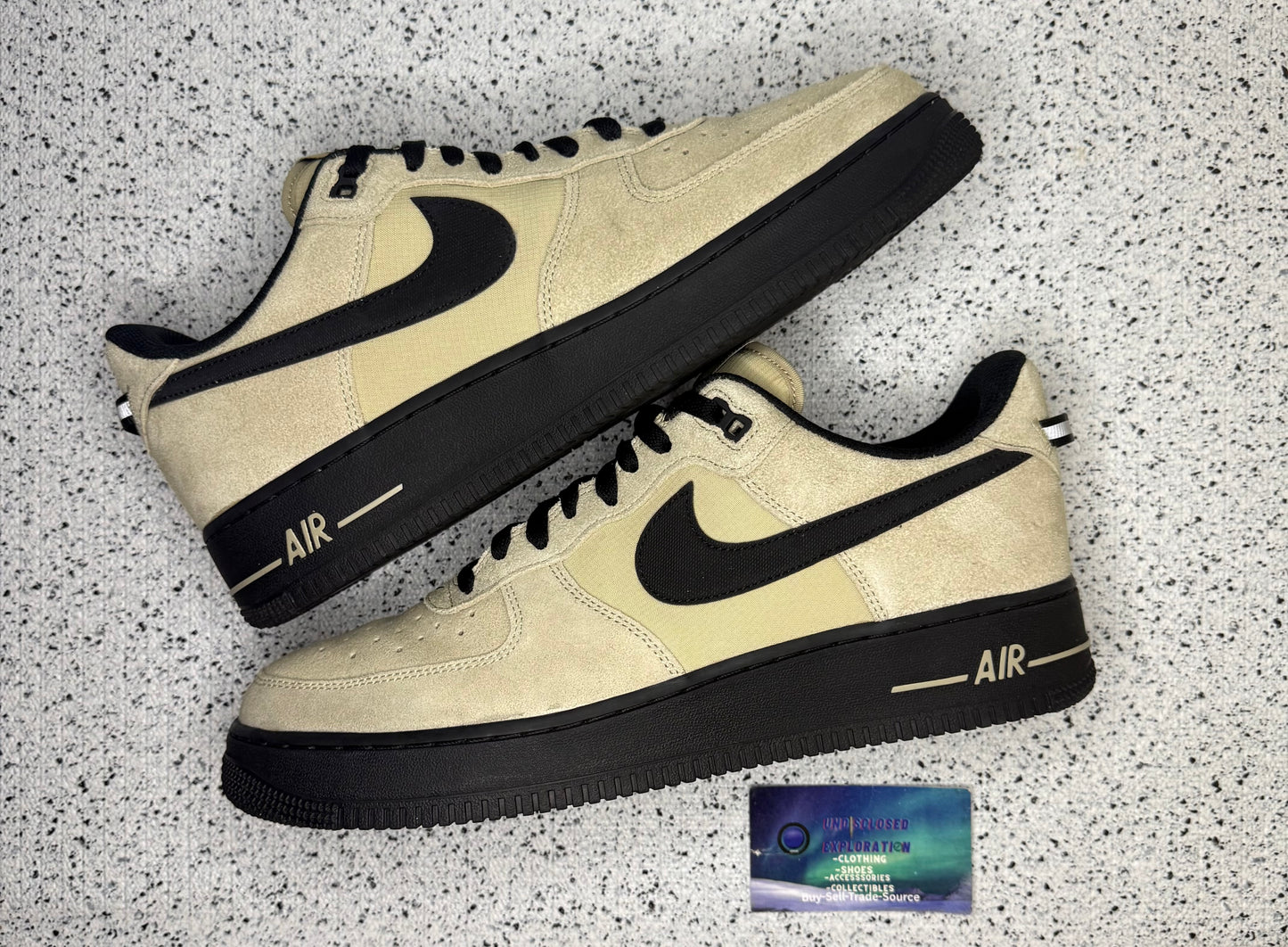 Nike Air Force 1 Desert Khaki 12 Men/13.5 Women “Preowned”