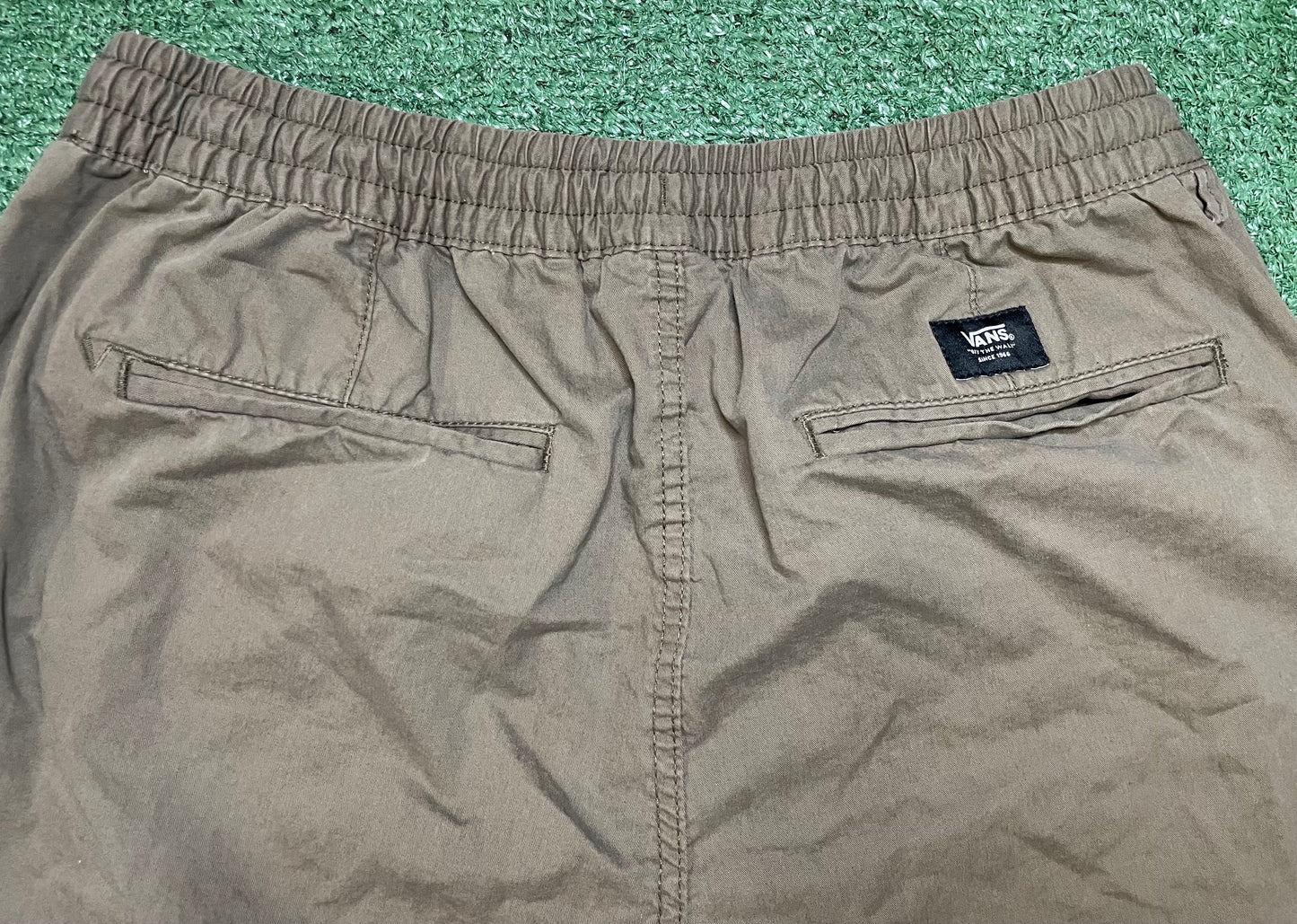 Vans beige straight leg pants