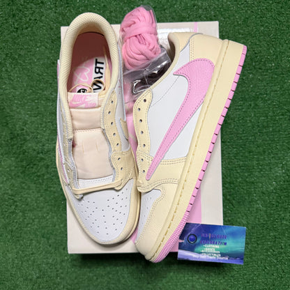 Jordan 1 Low Travis Scott Shy Pink